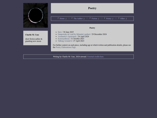 poetry screenshot
