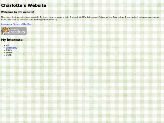 index screenshot