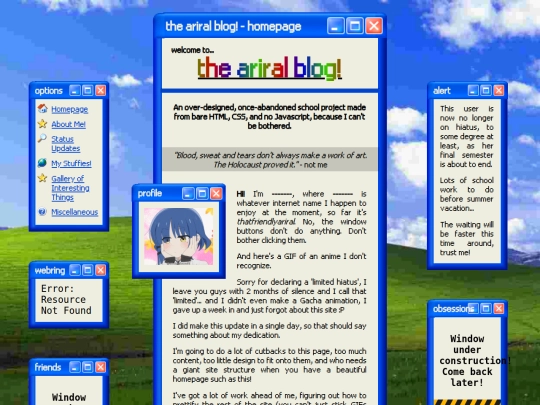 index screenshot