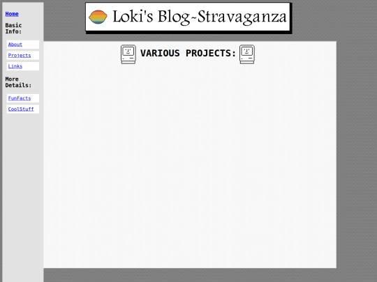 Projects screenshot