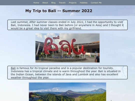 WebTech/bali screenshot