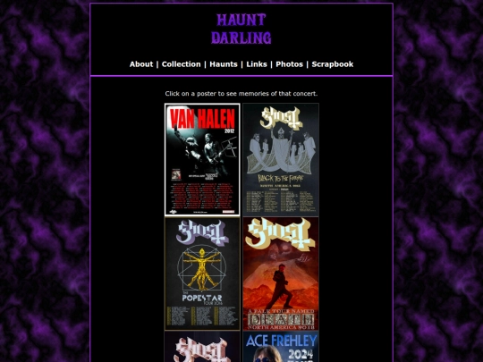 scrapbook/concerts screenshot