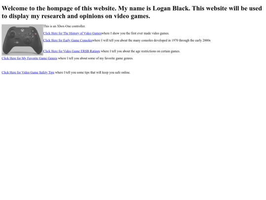 Final Project/HomePage screenshot