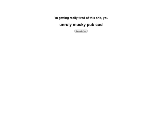 Challenge/entries/strange_insults screenshot