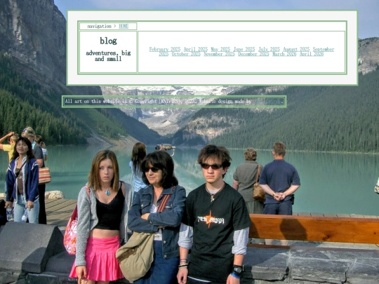 blog screenshot