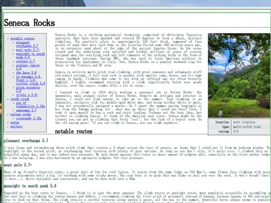 seneca rocks screenshot
