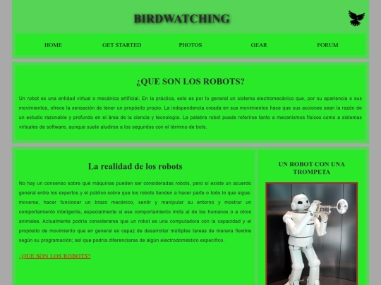 Birdwatching/getstarted screenshot