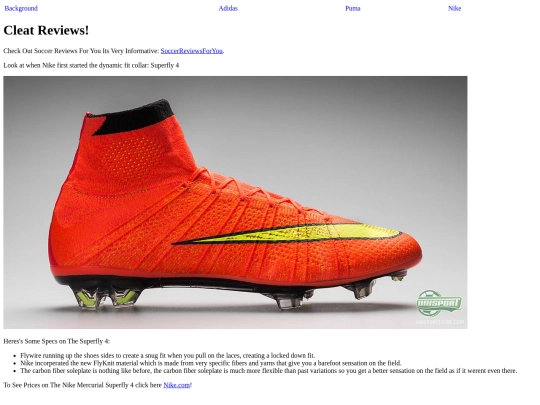 Nike screenshot