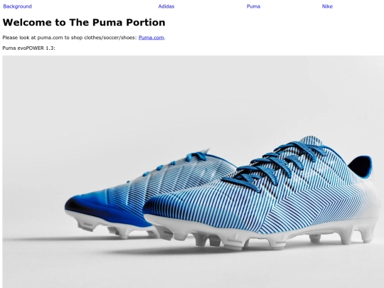 Puma screenshot