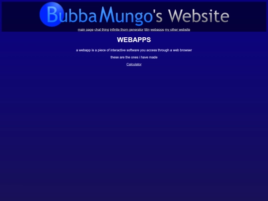 webapps screenshot