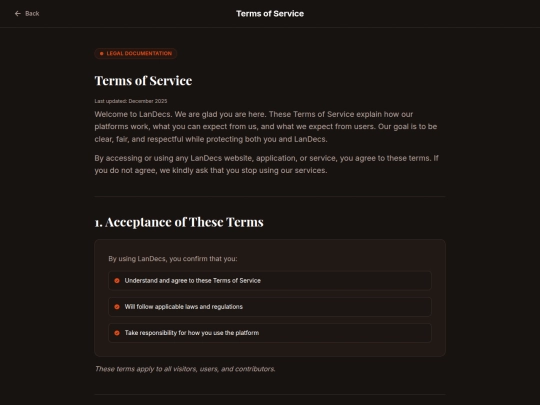 docs/terms screenshot