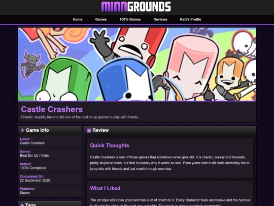 reviews/castle-crashers screenshot