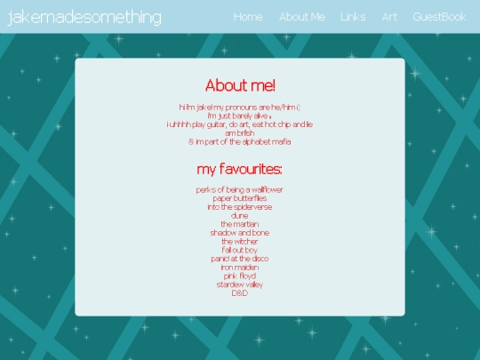 AboutMe screenshot