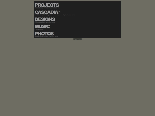 projects screenshot