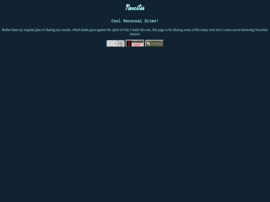 links/neocities screenshot