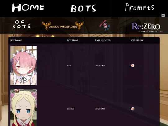 rezero-bots screenshot