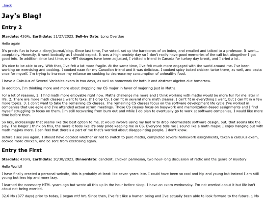 blag screenshot