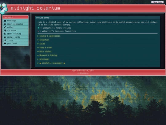 recipes screenshot