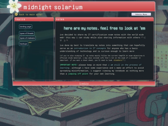 study screenshot