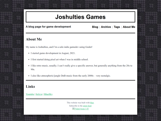 pages/about screenshot