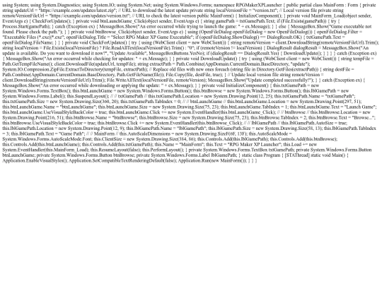 Thecode screenshot