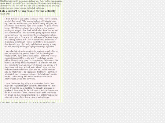 blogposts screenshot