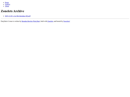 archive screenshot