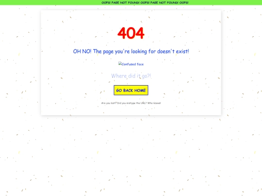 404 screenshot