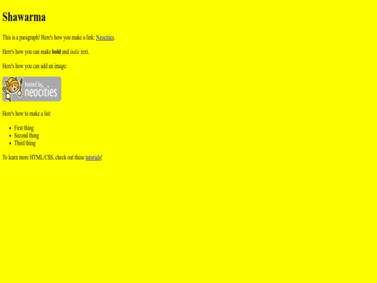 index screenshot
