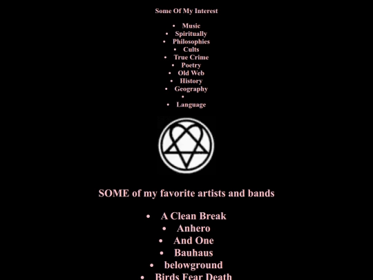 Myinterest screenshot