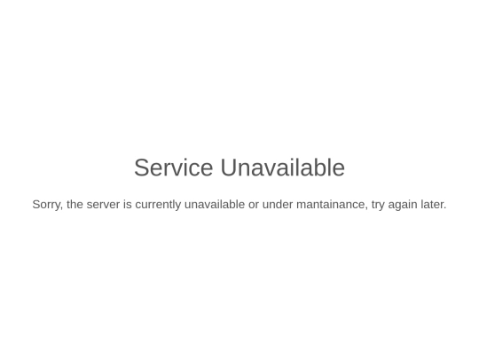engine/error/503 screenshot