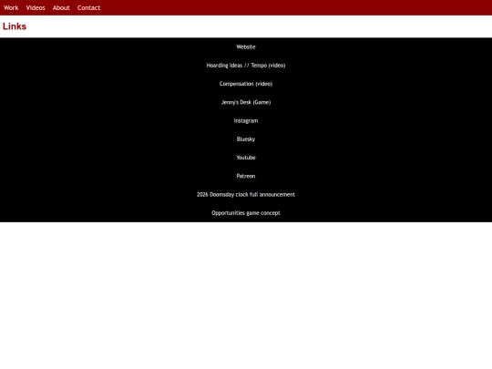 links screenshot