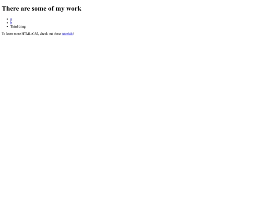 Mywork screenshot