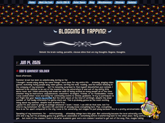 blog screenshot