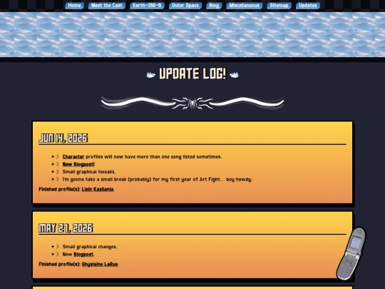 updates screenshot