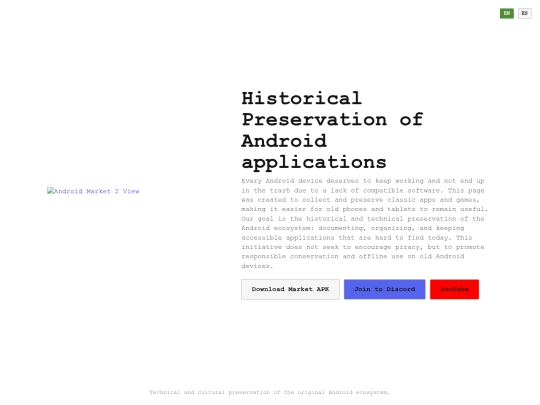 Android Market 2 Web screenshot