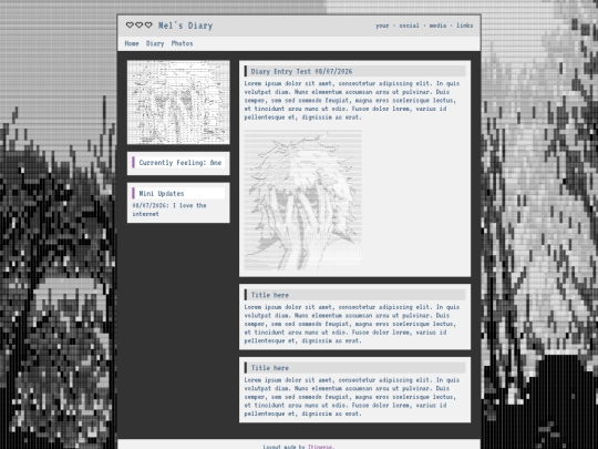 mels-diary screenshot