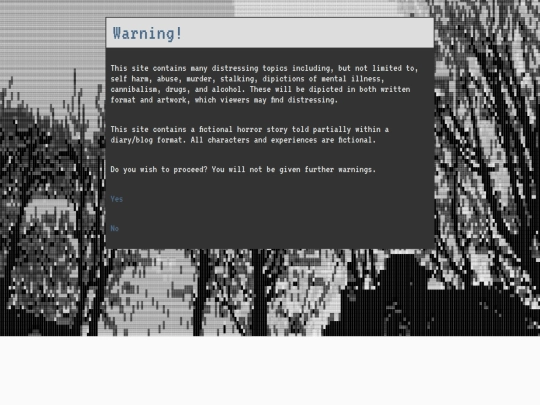 warning screenshot
