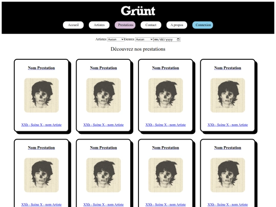 prestations screenshot