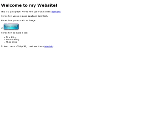 testpage screenshot