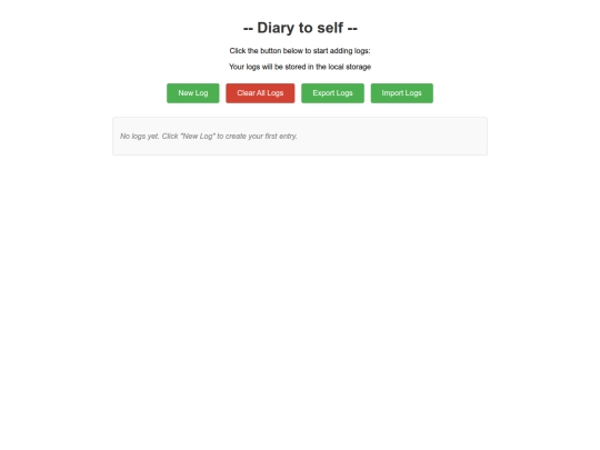 diary-to-self screenshot