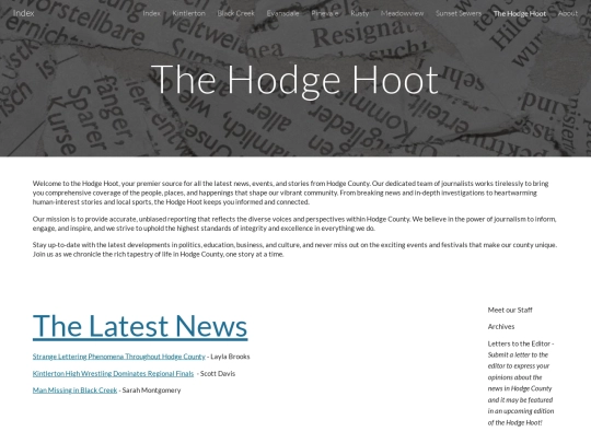 The Hodge Hoot screenshot