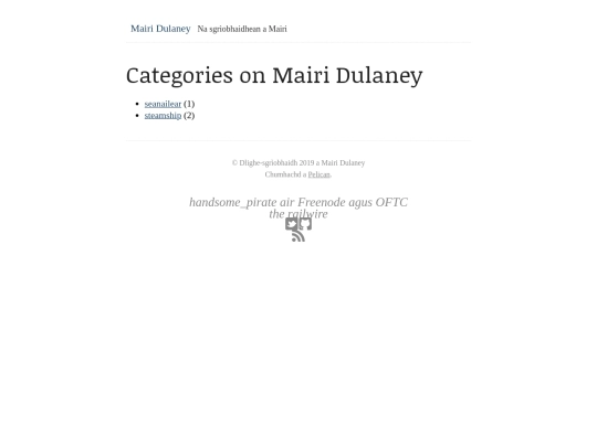 categories screenshot