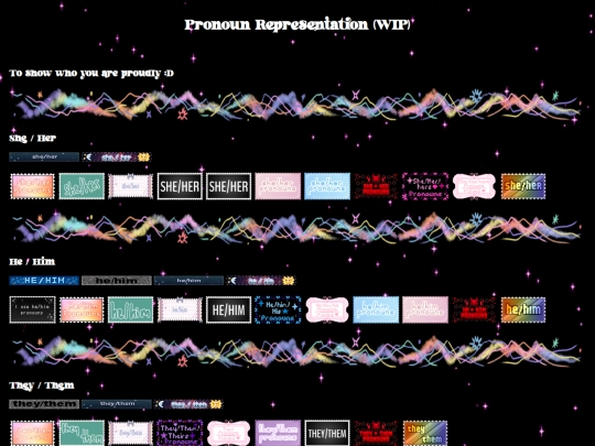 pronouns screenshot