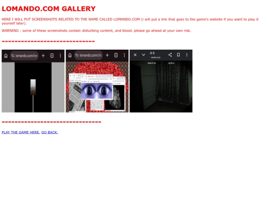 lomando.com/lomandogallery screenshot