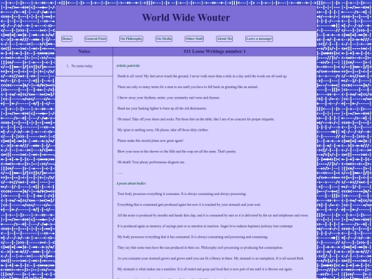 posts/11-loose-writings-number-one screenshot