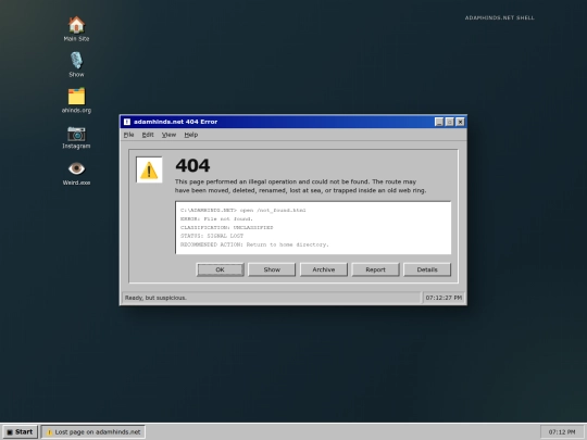 not_found screenshot
