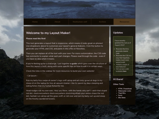 resources screenshot