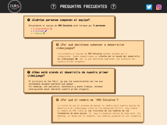 faq screenshot