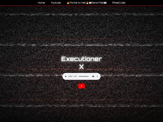 Executioner X page/Xportal screenshot